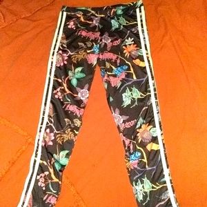 Adidas Leggings botanical rainforest print